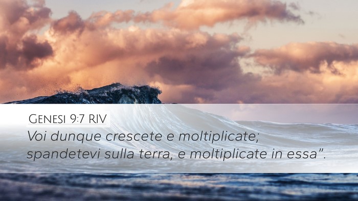 Genesi 9:7 RIV Bible Verse Image