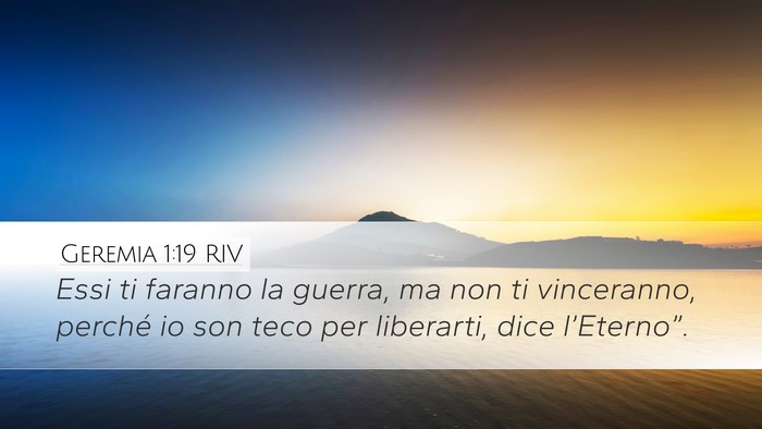 Geremia 1:19 RIV Bible Verse Image