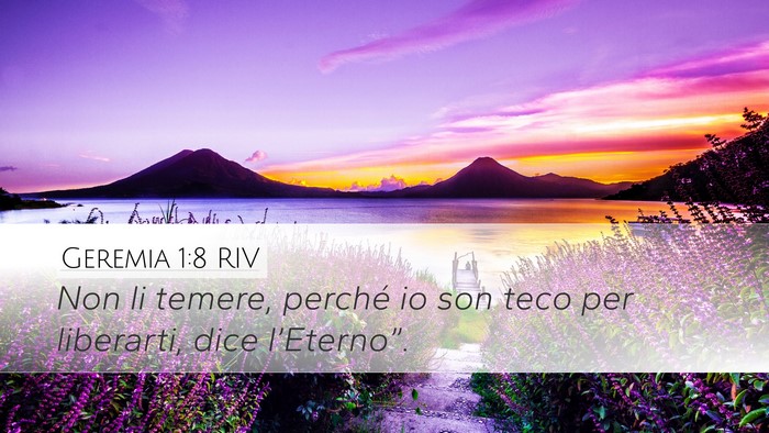 Geremia 1:8 RIV Bible Verse Image