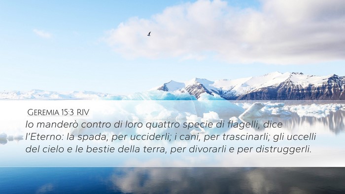 Geremia 15:3 RIV Bible Verse Image