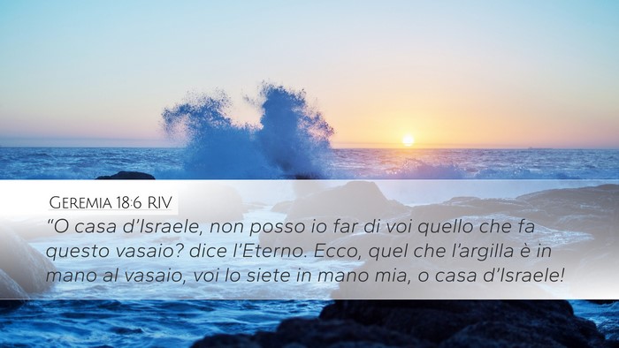 Geremia 18:6 RIV Bible Verse Image