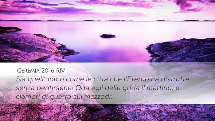 Geremia 20:16 RIV Bible Verse Image