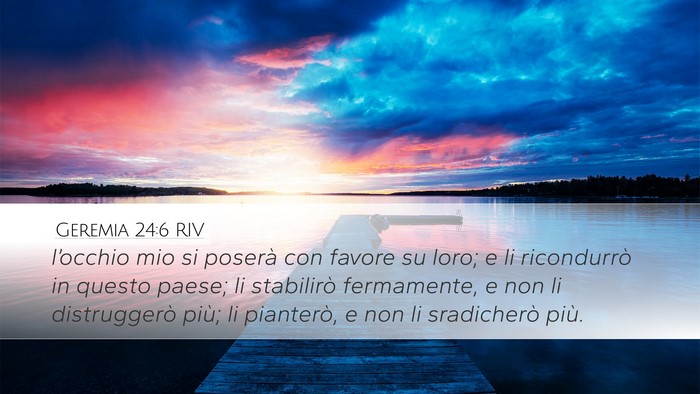 Geremia 24:6 RIV Bible Verse Image