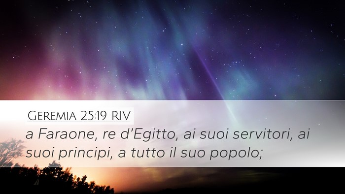 Geremia 25:19 RIV Bible Verse Image