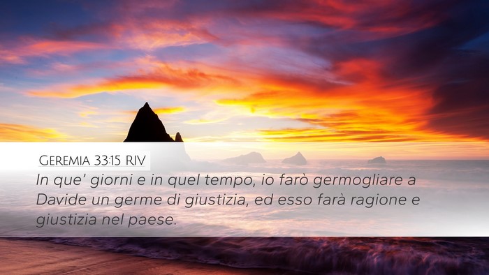 Geremia 33:15 RIV Bible Verse Image