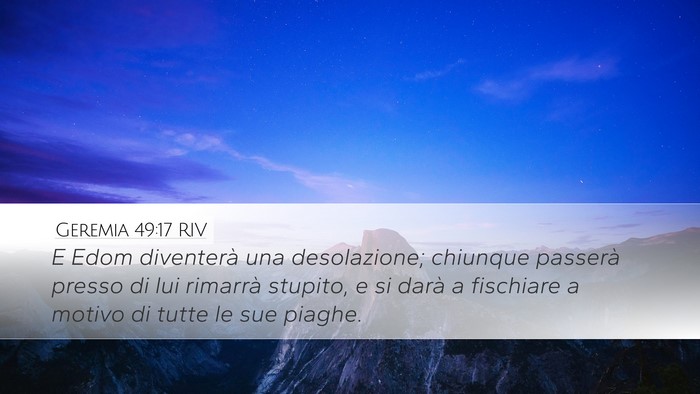 Geremia 49:17 RIV Bible Verse Image