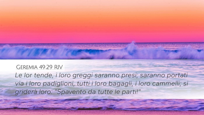 Geremia 49:29 RIV Bible Verse Image