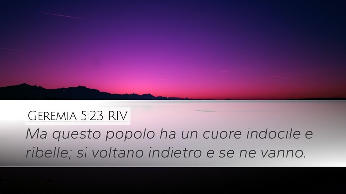 Geremia 5:23 RIV Bible Verse Image