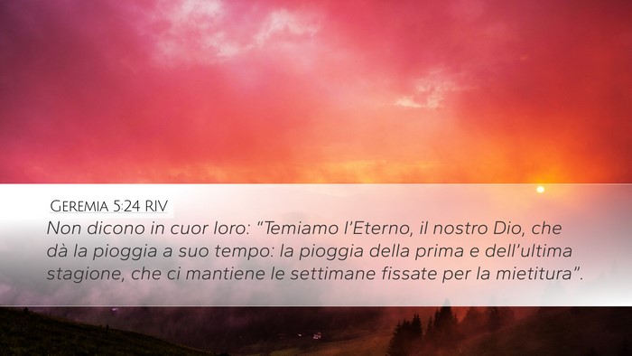 Geremia 5:24 RIV Bible Verse Image
