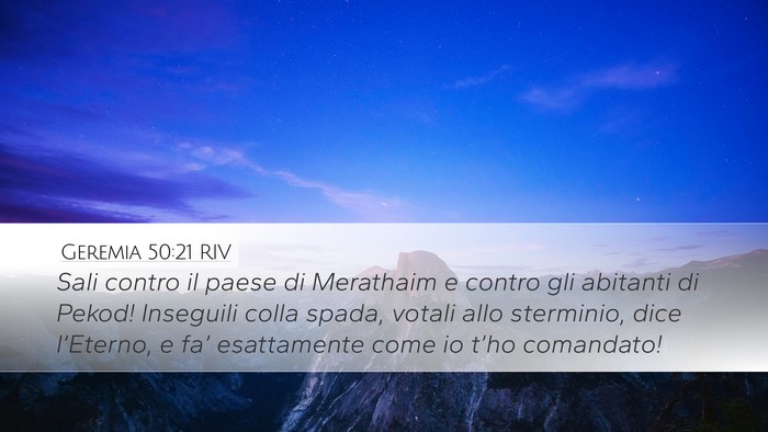 Geremia 50:21 RIV Bible Verse Image