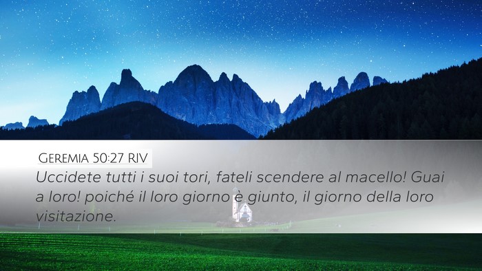 Geremia 50:27 RIV Bible Verse Image