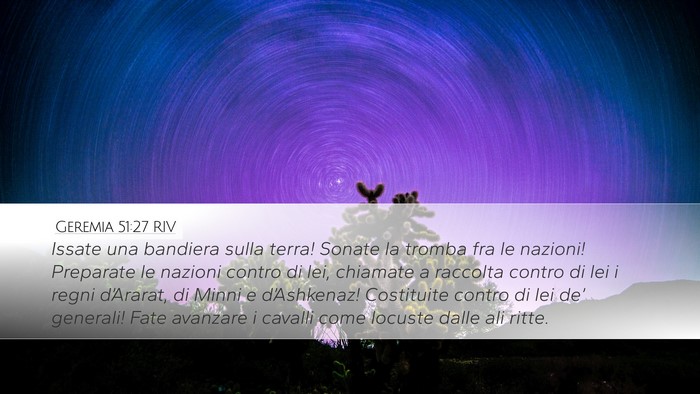 Geremia 51:27 RIV Bible Verse Image