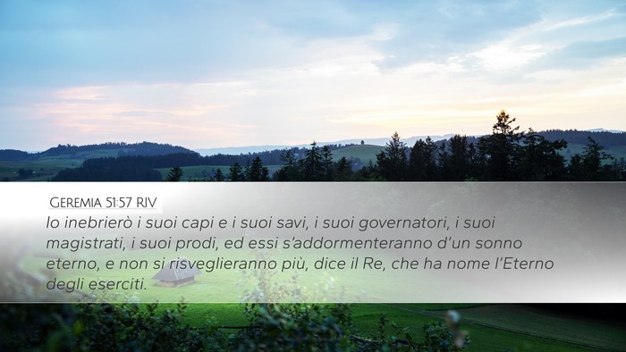 Geremia 51:57 RIV Bible Verse Image