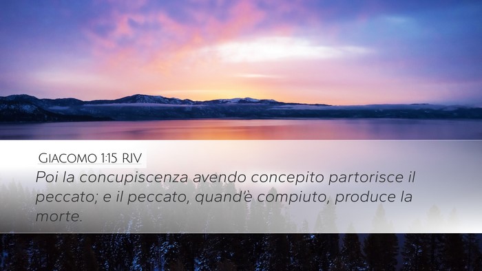Giacomo 1:15 RIV Bible Verse Image