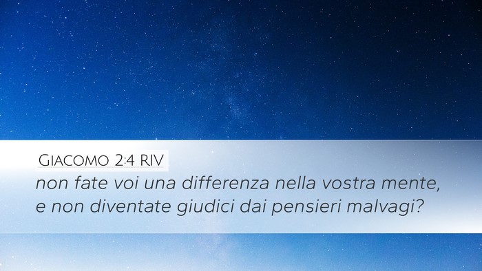 Giacomo 2:4 RIV Bible Verse Image