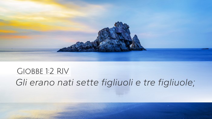 Giobbe 1:2 RIV Bible Verse Image