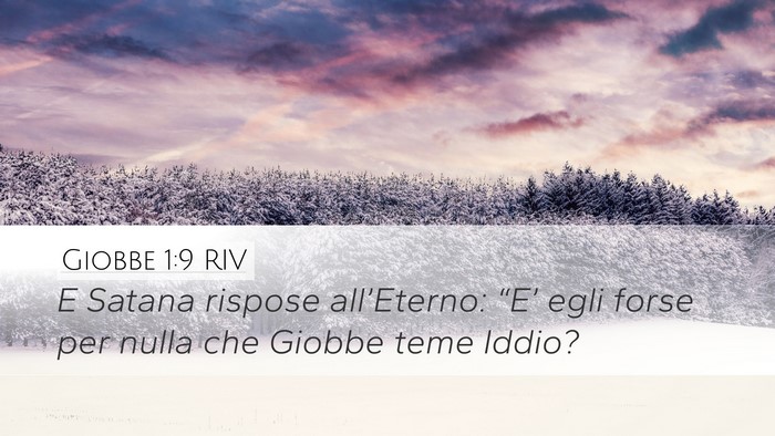 Giobbe 1:9 RIV Bible Verse Image