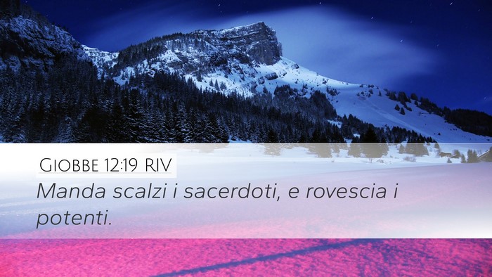 Giobbe 12:19 RIV Bible Verse Image