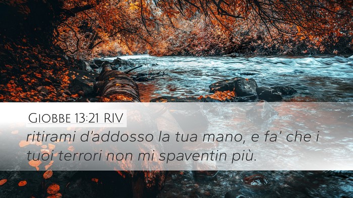 Giobbe 13:21 RIV Bible Verse Image