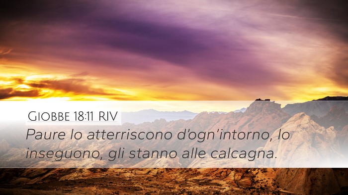 Giobbe 18:11 RIV Bible Verse Image
