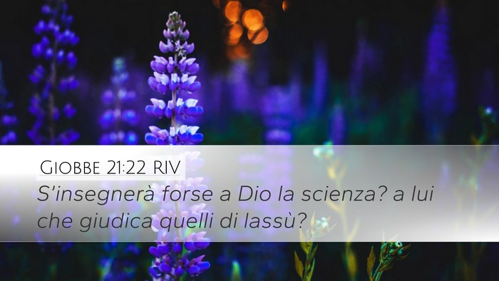 Giobbe 21:22 RIV Bible Verse Image