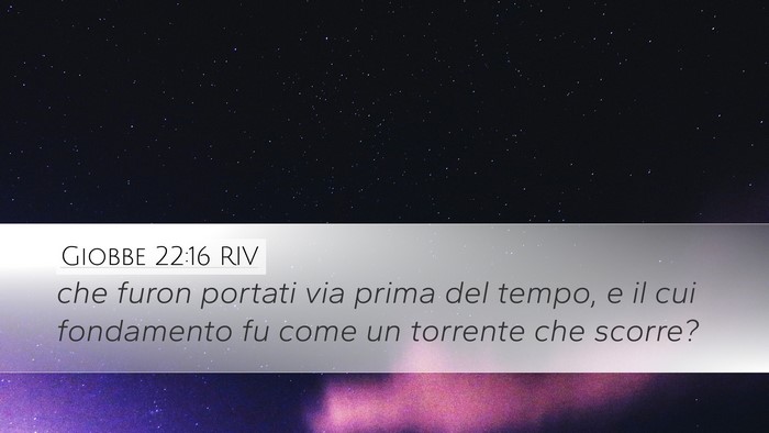 Giobbe 22:16 RIV Bible Verse Image