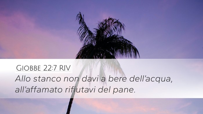Giobbe 22:7 RIV Bible Verse Image