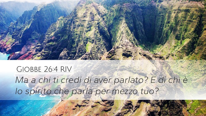 Giobbe 26:4 RIV Bible Verse Image