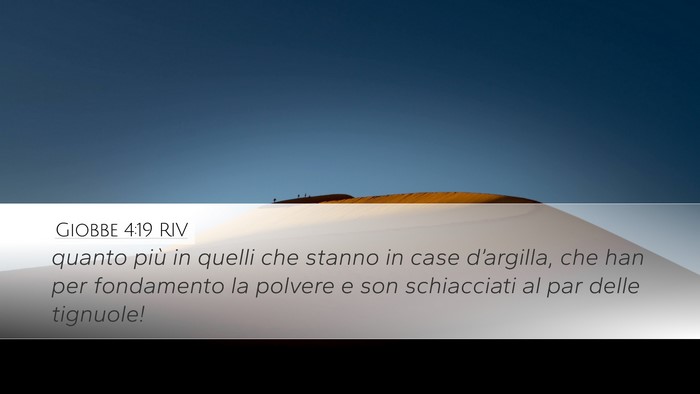 Giobbe 4:19 RIV Bible Verse Image