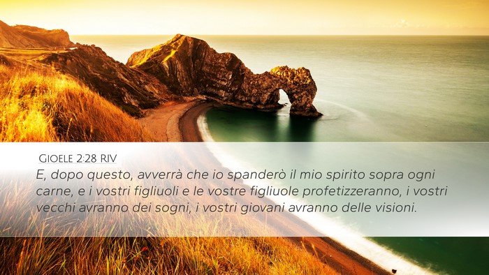Gioele 2:28 RIV Bible Verse Image