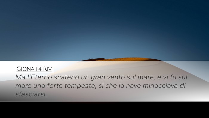 Giona 1:4 RIV Bible Verse Image