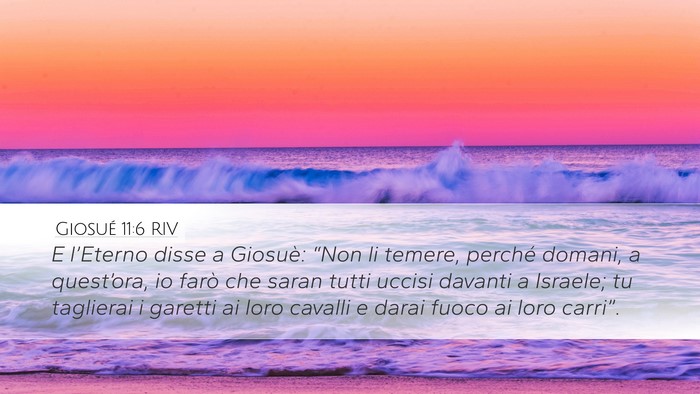 Giosué 11:6 RIV Bible Verse Image