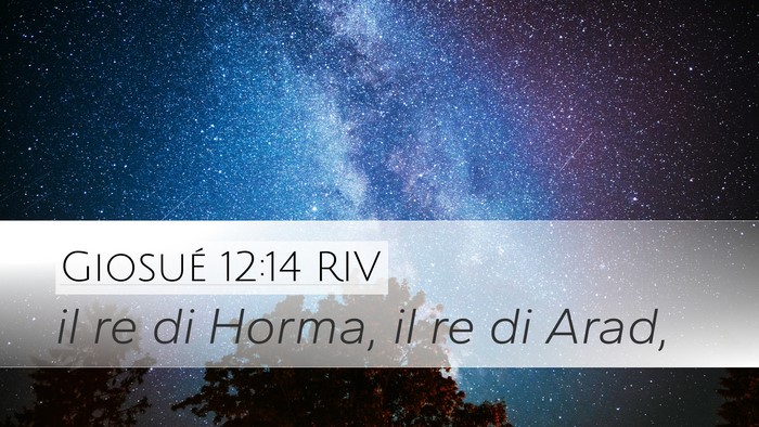 Giosué 12:14 RIV Bible Verse Image