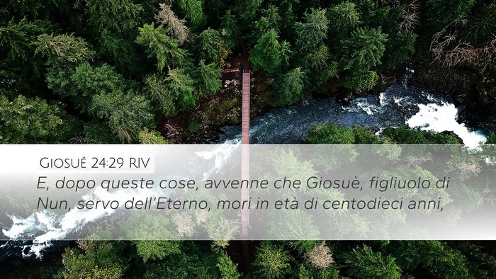 Giosué 24:29 RIV Bible Verse Image
