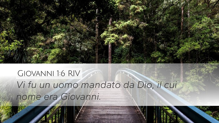 Giovanni 1:6 RIV Bible Verse Image
