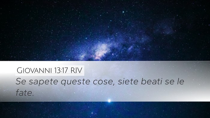 Giovanni 13:17 RIV Bible Verse Image