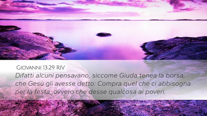 Giovanni 13:29 RIV Bible Verse Image