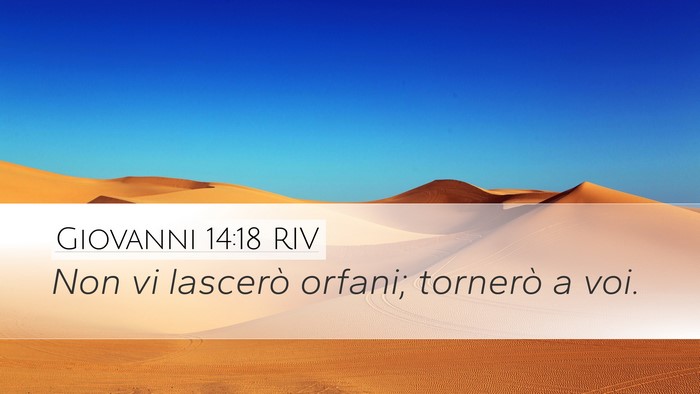 Giovanni 14:18 RIV Bible Verse Image
