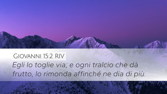 Giovanni 15:2 RIV Bible Verse Image