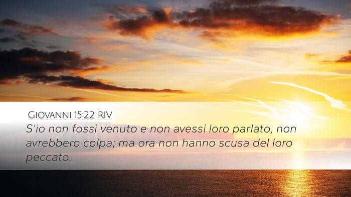 Giovanni 15:22 RIV Bible Verse Image