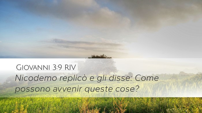 Giovanni 3:9 RIV Bible Verse Image