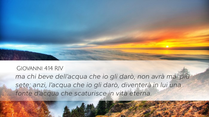Giovanni 4:14 RIV Bible Verse Image
