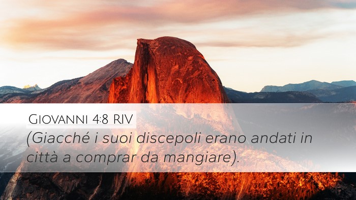 Giovanni 4:8 RIV Bible Verse Image