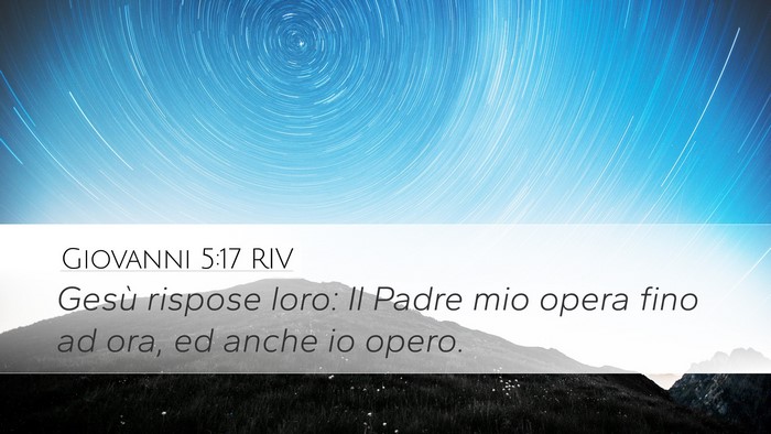 Giovanni 5:17 RIV Bible Verse Image