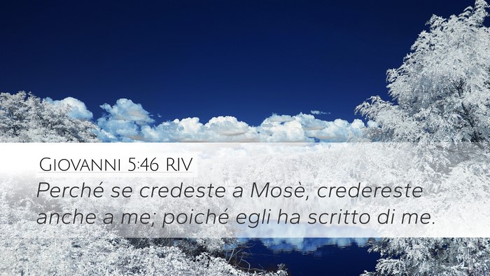 Giovanni 5:46 RIV Bible Verse Image