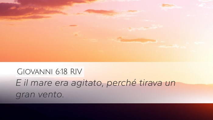 Giovanni 6:18 RIV Bible Verse Image