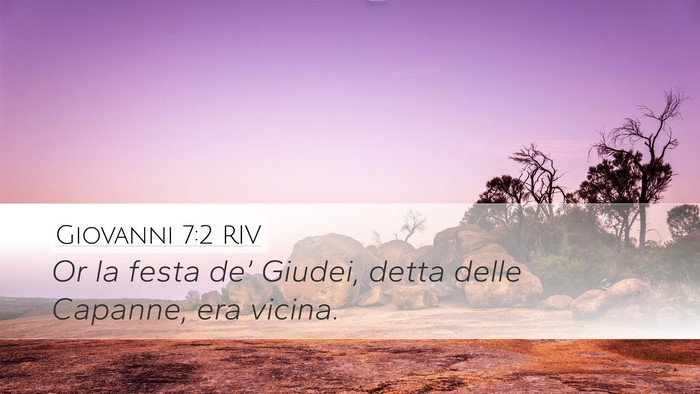 Giovanni 7:2 RIV Bible Verse Image