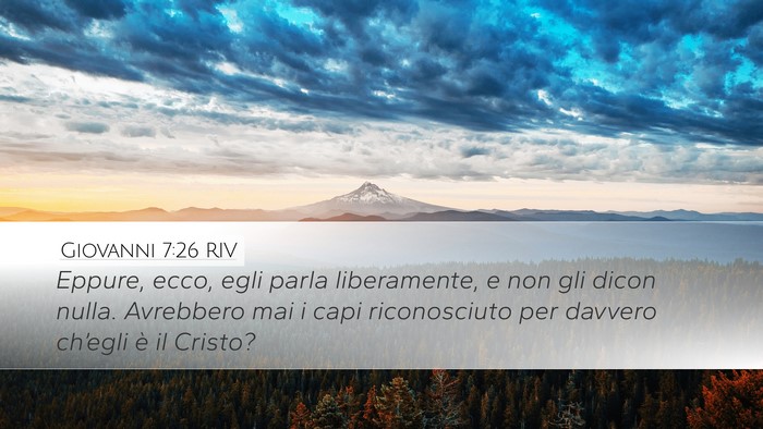 Giovanni 7:26 RIV Bible Verse Image