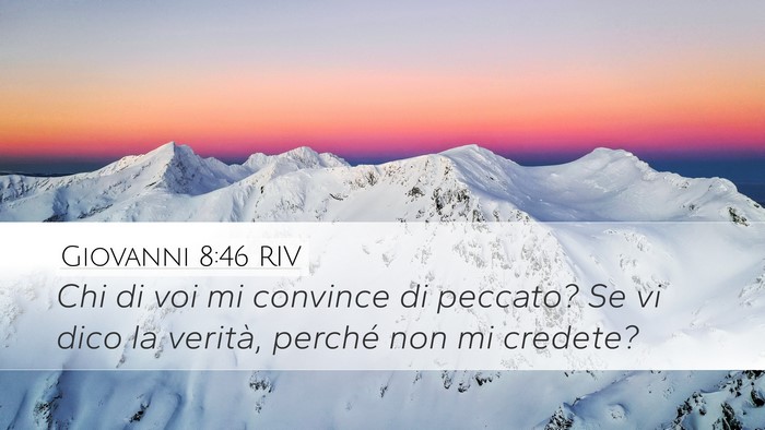 Giovanni 8:46 RIV Bible Verse Image