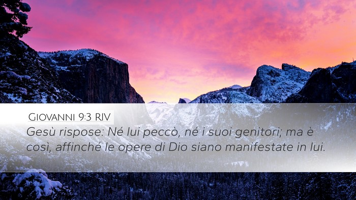 Giovanni 9:3 RIV Bible Verse Image